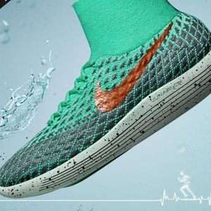 🔥 Nike LunarEpic Flyknit Shield - Aqua💧